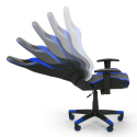 Ergonomischer Büro- und Gaming-Stuhl Design Richtungskissen und Armlehnen Sky