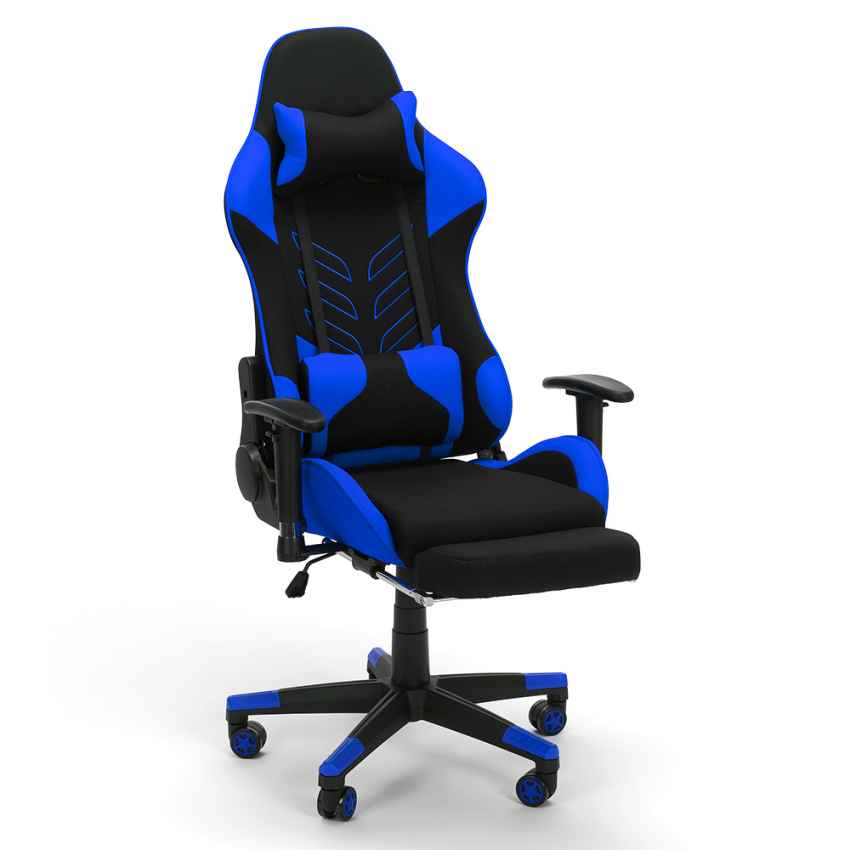 Ergonomischer Gaming-Stuhl, Bürosessel, FußstützenkissenMisano Sky