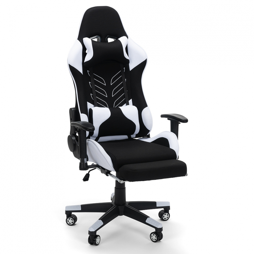 Fire Ergonomischer Büro- und Gaming-Stuhl mit Design für Hals- und  Lendenkissen