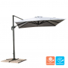 Ampelschirm Quadratisch Pendelschirm 2,5 Meter Garten Café Hotel Alu Paradise Sales