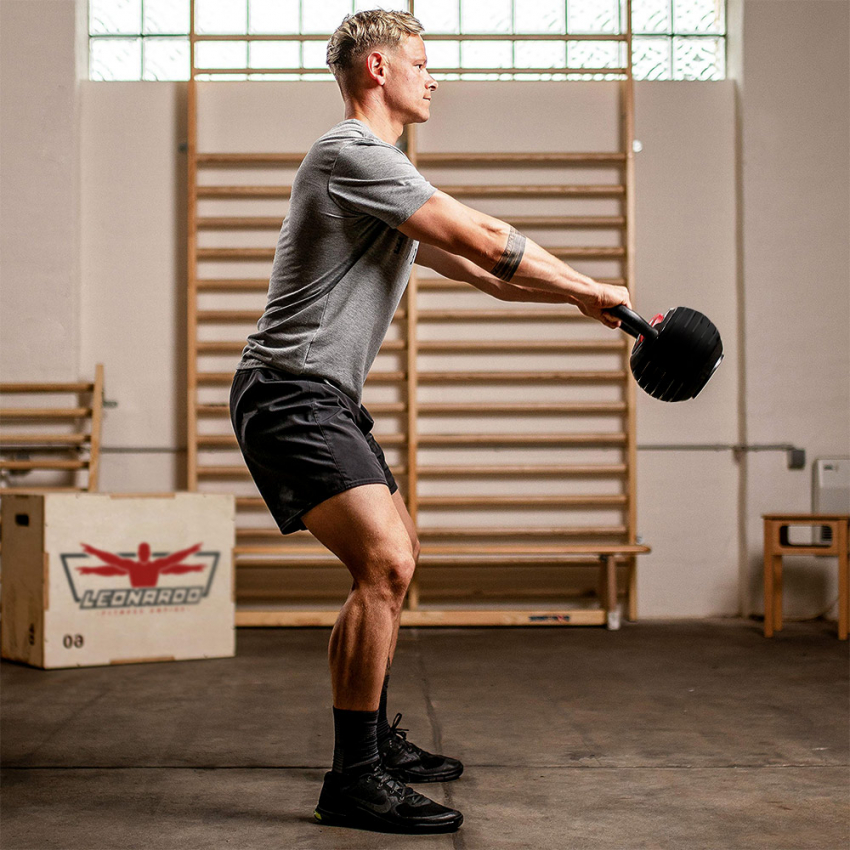  Elettra: Kettlebell Verstellbares Gewicht Fitnessstudio und Fitness  