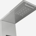Stahlduschsäulenverkleidung mit LED-Display-Hydromassage-Wasserfallmischer Abano Eigenschaften