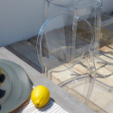 Transparenter Modernes Design Stühle für Küche Esszimmer Bar Restaurant Scab Igloo