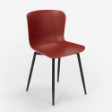 Stuhl Modernes Design in Polypropylen und Metall für Küche Bar Restaurant Chloe Kauf