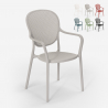 Stuhl in modernem Design aus Polypropylen für Küche Bar Restaurant und Außen Clara Sales