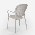 Stuhl in modernem Design aus Polypropylen für Küche Bar Restaurant und Außen Clara 