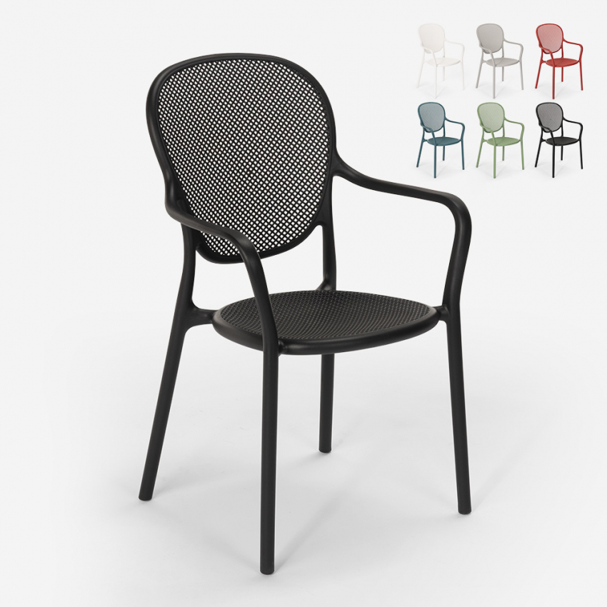 Stuhl in modernem Design aus Polypropylen für Küche Bar Restaurant und Außen Clara Rabatte Stuhl in modernem Design aus Polypropylen für Küche Bar Restaurant und Außen Clara Rabatte