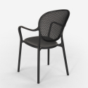 Stuhl in modernem Design aus Polypropylen für Küche Bar Restaurant und Außen Clara 