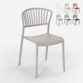 Stuhl in modernem Design aus Polypropylen für Küche Bar Restaurant und Außen Vivienne Aktion