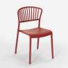 Stuhl in modernem Design aus Polypropylen für Küche Bar Restaurant und Außen Vivienne 