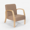 Ergonomischer skandinavischer Design-Sessel aus Holz  für Studio oder Wohnzimmer Frederiksberg 