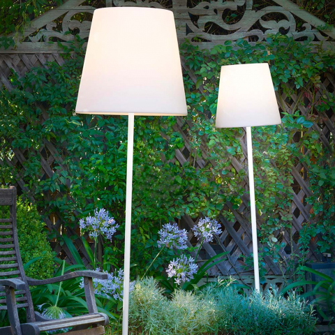 Garten Stehlampe im modernen Design Slide Fiaccola Ali Baba
