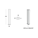 LED-Säulen-Stehlampe mit modernem Design Slide Brick Katalog