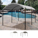 Pavillon 3x4 Meter Autoüberdachung Café Garten Stahl Onda UV Schutz Aktion