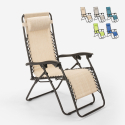 Klappstrand- Gartenliegestuhl mit Mehreren Positionen Zero Gravity Emily Sales