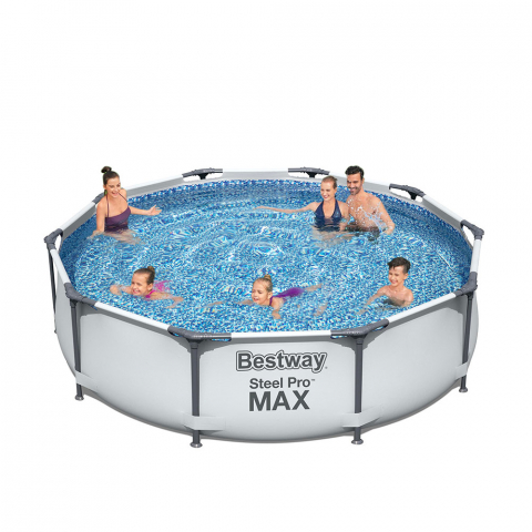 Bestway Steel Pro Max Pool Set runder oberirdischer Pool 366x76cm 56416 Aktion