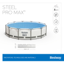 Bestway Steel Pro Max Pool Set runder oberirdischer Pool 366x76cm 56416 Katalog
