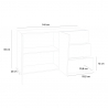 Sideboard Kommode modernes Design 2 Türen 3 Schubladen Vega Living Auswahl