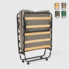 Klappbett mit Radmatratze und Lamellen 80x180 Ares Sales