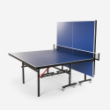 Professionelle faltbare Tischtennisplatte 274x152,5 cm Schläger Netzspanner Bälle Booster