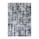 Kurzfloriger blauer grauer Teppich des modernen zeitgenössischen Designs Double CEL001 Verkauf