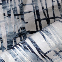 Kurzfloriger blauer grauer Teppich des modernen zeitgenössischen Designs Double CEL001 Angebot