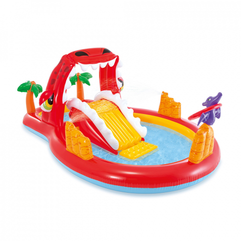 Intex 57160 Happy Dino Play Center Kinderpool mit Spiele Aktion