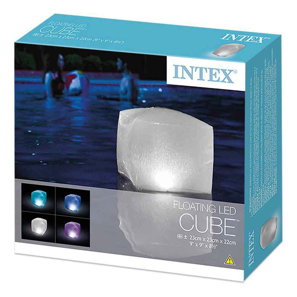 Intex 28694 LedSchwimmleuchte LichtWürfel für Garten und