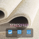 Wohnzimmerteppich modernes antistatisches Anti-Stress Design-Teppich Milano CRE101 Angebot
