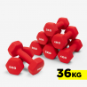Megara Full Hantelset Gewichte 2 x 3-4-5-6 kg Hanteln für Fitnessstudio und Heim-Fitness Verkauf