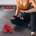 Megara Full Hantelset Gewichte 2 x 3-4-5-6 kg Hanteln für Fitnessstudio und Heim-Fitness Angebot
