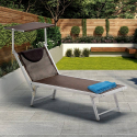 Liegestuhl Strandliege Sonnenliege aus Aluminium Santorini Limited Edition Verkauf