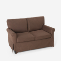 Epoque Modernes 2-Sitzer-Sofa im klassischen Design für Wohnzimmer aus Stoff 