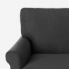 Modernes 3-Sitzer-Sofa im klassischen Design für Wohnzimmer und Lounges aus Stoff Belle Epoque
