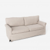 Belle Epoque Modernes 3-Sitzer-Sofa im klassischen Design für Wohnzimmer und Lounges aus Stoff Lagerbestand