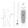 Aufblasbares Stand Up Paddle Board für Kinder 8'6 260cm Bolina 