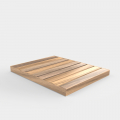 Duschbecken aus Holz für den Garten Pool 100x80cm Arkema Design Top D106 Aktion