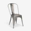 stühle im industriedesign aus metall vintage shabby chic stil Lix steel old 
