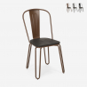 stühle stuhl aus stahl im Lix-stil für bar und küche ferrum one Angebot