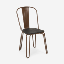stühle stuhl aus stahl im Lix-stil für bar und küche ferrum one Maße