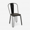 Stühle Industrielles Design Stahl im Tolix-Stil Bar Küche Ferrum One