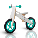 Kinderfahrrad ohne Pedale aus Holz mit Korb balance bike Ride