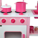 Holzspielzeugküche für Mädchen mit Zubehör und Pfannen und Geräuschen Miss Chef Lagerbestand