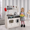 Moderne hölzerne Spielzeugkinderküche mit Licht- und Tonzubehör Home Chef