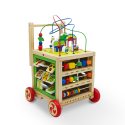 Mehrfach-Aktivitätswagen Spielzeug für Kinder aus Holz Magic Box Angebot