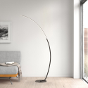LED Stehleuchte Wohnzimmer modernes Design Minimal Arc Rigel
