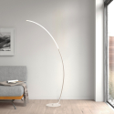 LED Stehleuchte Wohnzimmer modernes Design Minimal Arc Rigel Modell