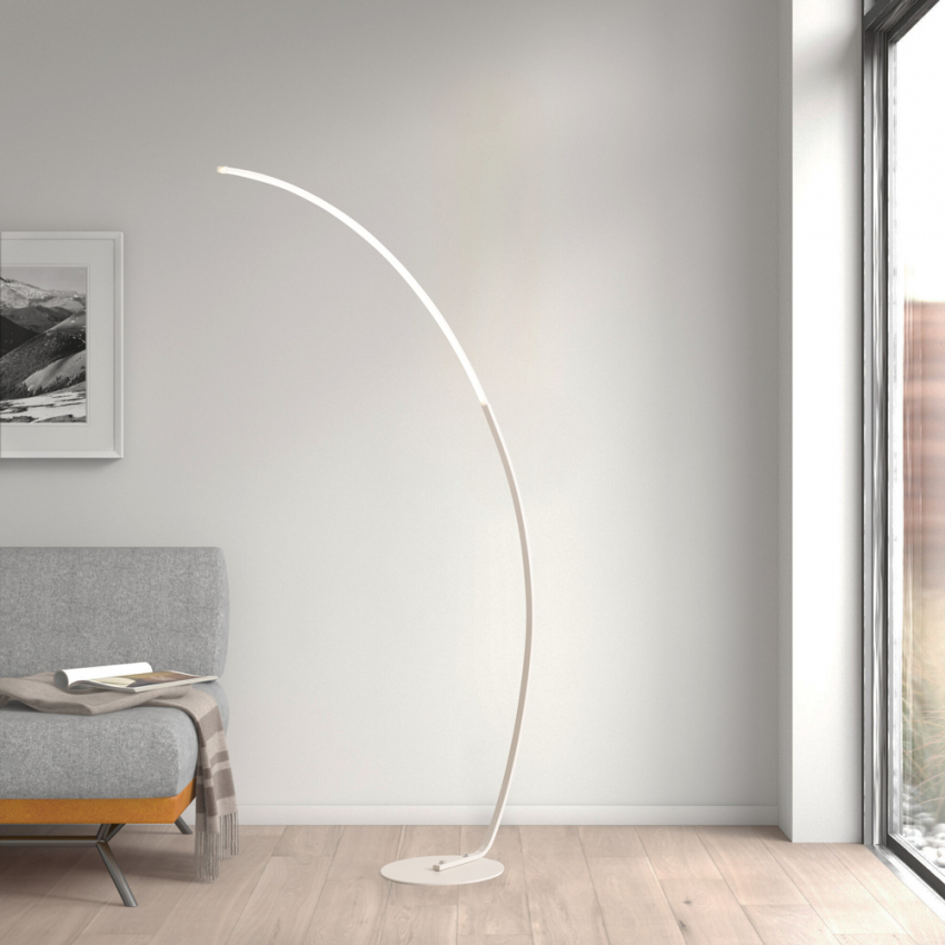 Gewölbte Stehlampe LED Wohnzimmer Minimalistisches Modernes Design Rigel