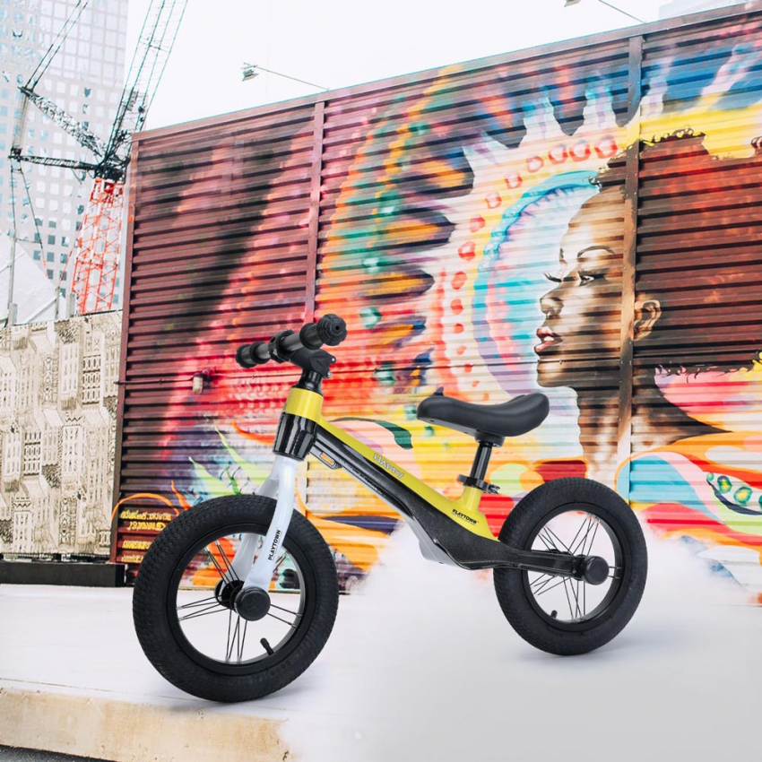 Fahrrad Ohne Pedale Balance Bike Per Bambini Räder Aufblasbar Happy