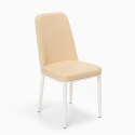 Design Stühle aus Kunstleder und Metall für Küchen Bars Restaurants Baden Light Auswahl